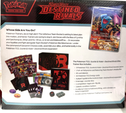 POKEMON TCG SCARLET & VIOLET SV10 DESTINED RIVALS ELITE TRAINER BOX - NEW SEALED - Image 2