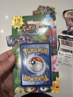 2012 Pokemon Card MJ Holding Blister Pack, "15 Cards + 1 Promo" Sealed - Image 2