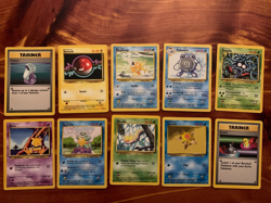 10 VINTAGE Pokemon Cards from Classic WOTC Sets!! - Image 1