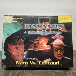 Babylon 5 CCG Campain sets 1997 NIB NOS Sealed Narn Vs Centauri - Image 2