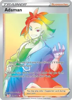 1x Adaman - 199/189 - Secret Rare NM-Mint Pokemon SWSH10 - Astral Radiance - Image 1