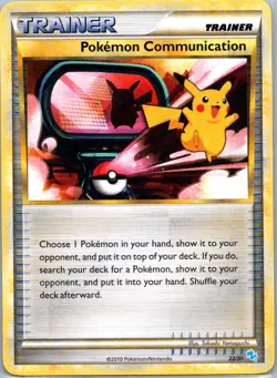 Pokemon TCG Pokemon Communication 22/30 HS Trainer Kit Gyarados LP - Image 1