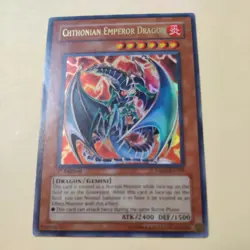 YuGiOh! Chthonian Emperor Dragon TAEV-EN019 1st Edition MP - Image 1