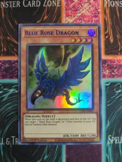 Yu-Gi-Oh! Blue Rose Dragon (Blue) LDS2-EN104 1st Edition Ultra Rare NM - Image 1