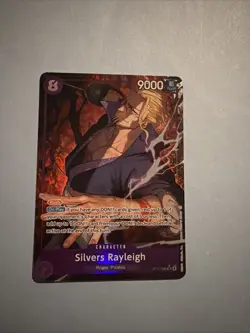One Piece Carrying On His Will Silvers Rayleigh OP13-066 SR Alt Art English - Image 1