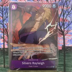 One Piece Carrying On His Will Silvers Rayleigh OP13-066 SR Alt Art English - Image 1