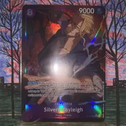 One Piece Carrying On His Will Silvers Rayleigh OP13-066 SR Alt Art English - Image 2