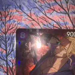 One Piece Carrying On His Will Silvers Rayleigh OP13-066 SR Alt Art English - Image 3