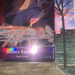 One Piece Carrying On His Will Silvers Rayleigh OP13-066 SR Alt Art English - Image 5