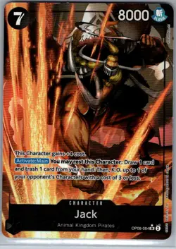 Jack (Alt Art) OP08-084 English Two Legends - One Piece Card - NM - Image 1
