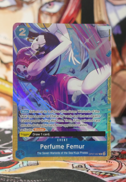 Perfume Femur One Piece TCG OP07-057 Best Selection Vol. 4 English Alt Promo Boa - Image 1