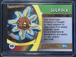 Solrock #68 2004 Topps Pokemon Advanced Challenge Foil 250001 - Image 2