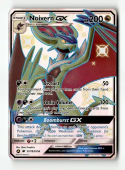 Noivern GX Shiny Holo Rare Hidden Fates: Shiny Vault SV78/SV94 NM Pokemon TCG - Image 1
