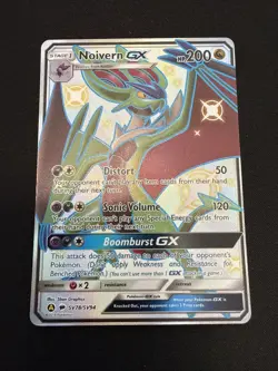 Pokemon TCG Noivern GX Full Art Holo Card SV78/SV94 Hidden Fates Ultra Rare - Image 1