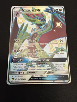 Pokemon TCG Noivern GX Full Art Holo Card SV78/SV94 Hidden Fates Ultra Rare - Image 5