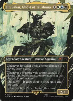 Jin Sakai, Ghost of Tsushima M Secret Lair Drop Series 2226 NM MTG - Image 1