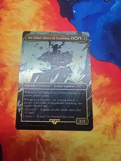 Jin Sakai, Ghost of Tsushima (Rainbow Foil) - Secret Lair Drop Series - NM - Image 1