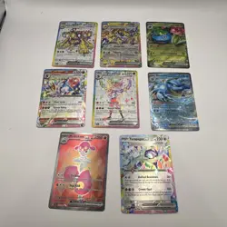 Pokemon TCG Scarlet & Violet Stellar Crown Lot Of 8 Cards Cinderace Blastoise - Image 1