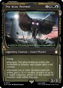 The Wise Mothman (Showcase) (Surge Foil) -Foil Near Mint MTG - Image 1