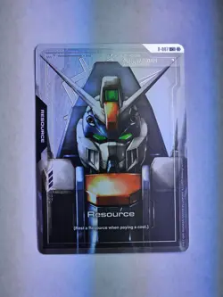 Duel Gundam Assault Shroud GD01 Resource R-007 C+ Foil - Gundam Card Game - NM - Image 1