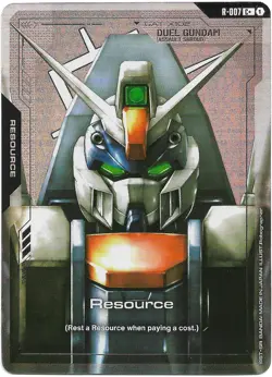 Duel Gundam Assault Shroud GD01 Resource R-007 C+ Foil - Gundam Card Game - NM - Image 3