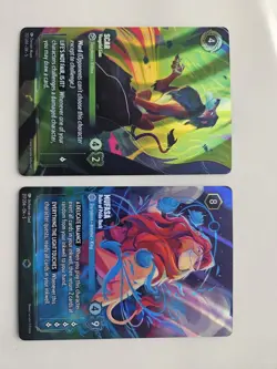 Lorcana Shimmering Skies ENCHANTED Cards - Mufasa & Scar - Image 2