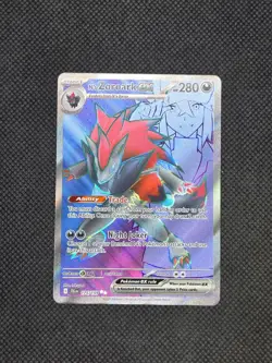 Pokemon TCG Journey Together N's Zoroark EX Ultra Rare Card 175/159 - Pack Fresh - Image 1