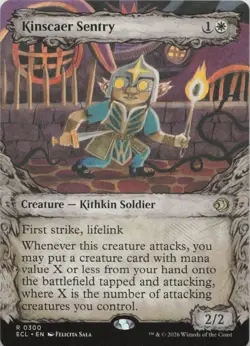 Kinscaer Sentry (Showcase) R Lorwyn Eclipsed 300 - LP MTG - Image 1