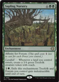 Sapling Nursery R Lorwyn Eclipsed 192 - LP MTG - Image 1