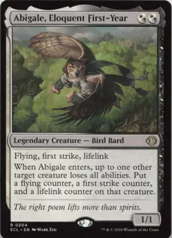 Abigale, Eloquent First-Year R Lorwyn Eclipsed 204 - LP MTG - Image 1