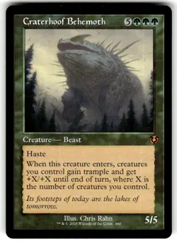 Craterhoof Behemoth (Retro Frame) Innistrad Remastered Regular MTG NM - Image 1