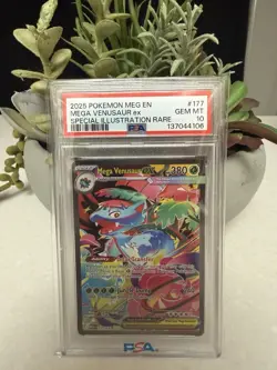 Mega Venusaur EX #177 PSA 10 Gem Mint | Special Illustration Rare | Pokemon TCG - Image 1
