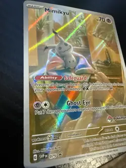 Pokemon TCG Mimikyu Scarlet & Violet Promo Pokemon Center LP - Image 4