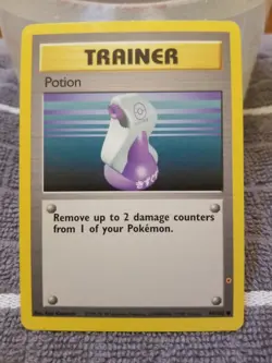 MISPRINT ERROR orange circle - 1999 Pokemon TCG Potion Base Set 94/102 Unlimited - Image 1