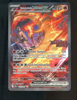 2025 Pokemon Destined Rivals Special Illustration Rare Team Rocket's Moltres ex - Image 1