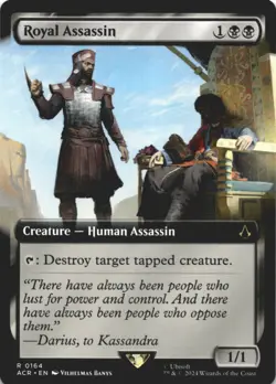 MTG Royal Assassin (Extended Art) Normal NM Universes Beyond: Assassin's Creed M - Image 1