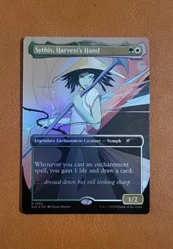 NM Rainbow Foil Sythis, Harvest's Hand SLD #1963 Secret Lair Slay The Day - Image 1