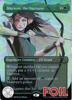 MTG Marwyn, the Nurturer (Rainbow Foil) (1960) | NM Foil | Secret Lair {SLD} - Image 1