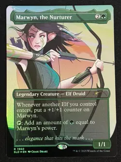 1x MTG Marwyn, the Nurturer (Rainbow Foil) - Secret Lair Drop Series (SLD) #1960 - Image 1