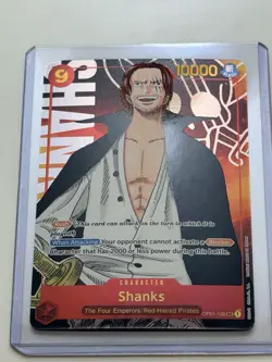 One Piece TCG Shanks SEC Parallel (OP01-120) Romance Dawn English/Near Mint - Image 1