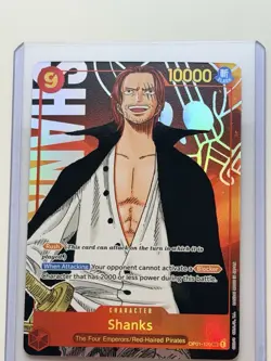 One Piece TCG Shanks SEC Parallel (OP01-120) Romance Dawn English/Near Mint - Image 2
