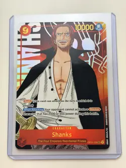 One Piece TCG Shanks SEC Parallel (OP01-120) Romance Dawn English/Near Mint - Image 4