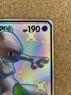 Mewtwo GX SV59/SV94 Pokemon Hidden Fates Holo Full Art Card - Image 5