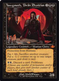 Yawgmoth, Thran Physician (Retro Frame) M Dominaria Remastered 315 NM - Image 1