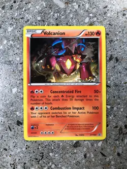 Pokemon TCG Cards Volcanion XY164 Black Star Promo Holo NM - Image 1
