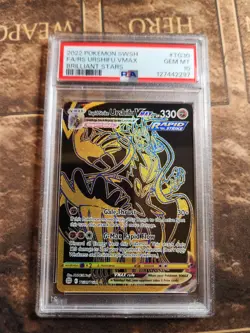 Urshifu VMAX FA/RS PSA 10 GEM MINT #TG30 Pokemon SWSH 2022 Brilliant Stars - Image 1