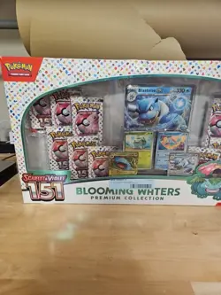 Pokemon Scarlet & Violet 151 Blooming Waters Premium Collection Box Sealed N3 - Image 2