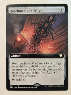MTG Machine God's Effigy The Brothers' War Commander 063 Regular Rare - Image 2