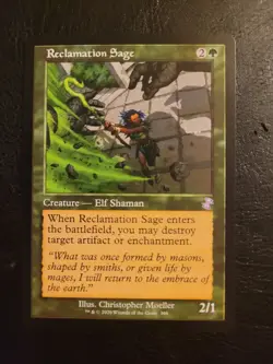 Reclamation Sage (366) Retro Time Spiral Remastered LP MTG Magic Elf Shaman - Image 1