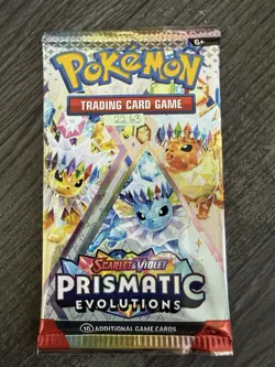 Heavy 22.63! Pokemon Prismatic Evolutions Booster Pack Sealed! Demi-God PackU! - Image 3